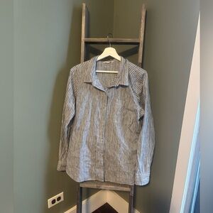 Lucky Brand Pinstripe Blouse